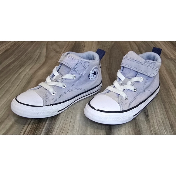 Converse Grey Canvas High Tops, Size 10 - Picture 1 of 11